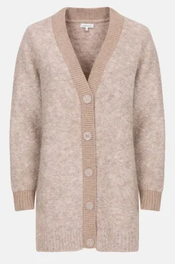 Online Lange Cardigan Met Knopen En Lange Mouw Dames Truien & Cardigans