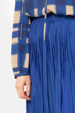 Shop Lange E Plisse Rok Dames Rokken