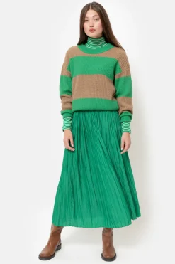 Clearance Lange E Plisse Rok Dames Rokken