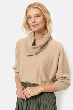 Store Licht E Damespull Met Afneembare Kraag Dames Truien & Cardigans