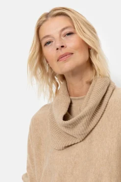 Store Licht E Damespull Met Afneembare Kraag Dames Truien & Cardigans