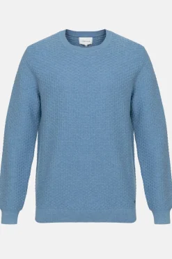 Best Licht E Gebreide Heren Sweater Met Reliefmotief Heren Sweaters & Cardigans