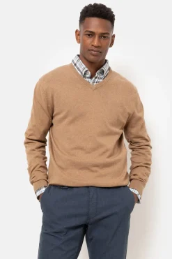 Discount Licht E Herentrui Met V-Hals En Lange Mouw Heren Sweaters & Cardigans