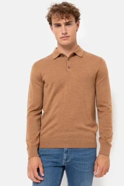 New Licht E Mannentrui Met Polokraag En Knopen Heren Sweaters & Cardigans