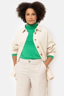 Flash Sale Lichtbeige Loose Fit Broek Met Rechte Pijpen Dames Broeken & Jeans