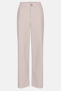 Flash Sale Lichtbeige Loose Fit Broek Met Rechte Pijpen Dames Broeken & Jeans