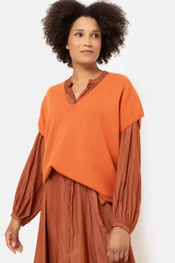 Clearance Oversized Debardeur Met Diepe V-Hals Dames Truien & Cardigans
