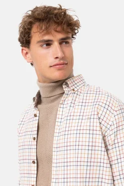 Sale Regular Fit Overhemd Met Multicolor Ruiten Heren Hemden