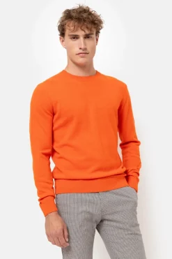 Cheap Rode Herentrui Met Ronde Hals En Lange Mouw Heren Sweaters & Cardigans