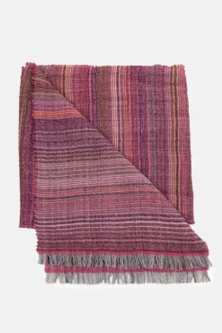 Store Roze E Dames Sjaal Met Strepen Dames Accessoires