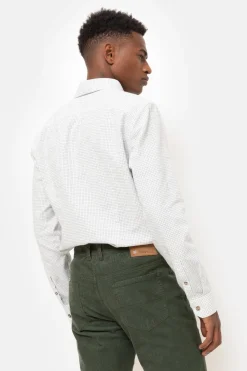 Flash Sale Slim Fit Mannenhemd Met Grijze Ruitjes Heren Hemden