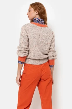 Sale Straight Fit Broek In Velours Met Wijde Pijp Dames Broeken & Jeans