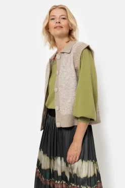 New Teddy Cardigan Met Debardeurlook Dames Truien & Cardigans