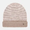 Fashion Teddy Damesmuts Met Witte Strepen Dames Accessoires