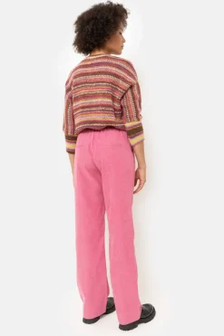 Hot Velours Broek Met Wijde, Rechte Fit Dames Broeken & Jeans