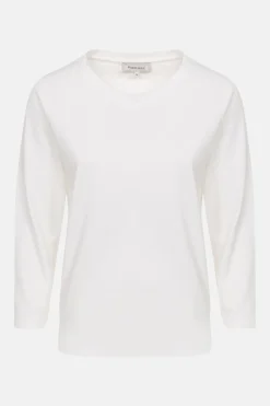 Best Sale Wit Dames T-Shirt Met Ronde Hals Dames T-Shirts & Tops