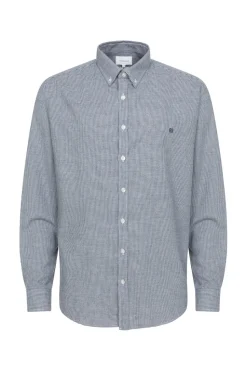 New Wit En Donker Geruit Slim Fit Mannenhemd Heren Hemden