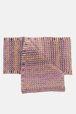 Outlet Wollen Dames Sjaal Met Roze En E Strepen Dames Accessoires